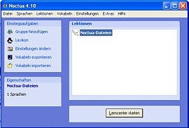Noctua_Vokabeltrainer Screenshot 1